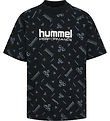 Hummel T-shirt - HmlJR Dance - Black/Ebony m. Logo