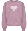 Hummel Sweatshirt - HmlJR Musse - Lavender Mist/Glitter