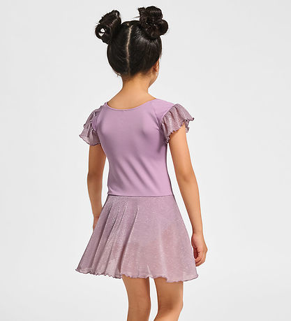 Hummel Gymnastikdragt - HmlJR Mix Glitter - Lavender Mist/Glitte