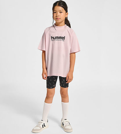 Hummel T-shirt - HmlJR Dance - Barely Pink m. Logo