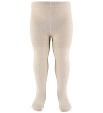Wheat Tights - Wool - Karla - Offwhite w. Pattern