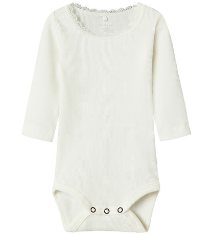 Name It Body l/æ - Rib - Noos - NbfKab - Cloud Dancer m. Blonde
