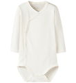 Name It Wrap Bodysuit l/s - NbfVulla - Cloud Dancer