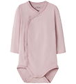 Name It Wrap samfella l/e - NbfVulla - Glansandi Lilac