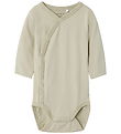 Name It Wrap Bodysuit l/s - NbmVrolle - Iceland Fossil