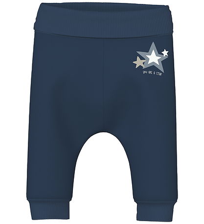 Name It Sweatpants - NbmVonne - Insignia Blue/Stars