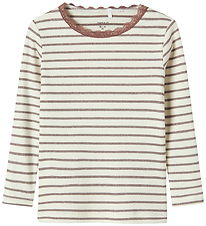 Name It Bluse - Slim - Rib - NmfNette - Peppercorn