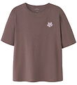 Name It T-Shirt - NkfVita - Pfefferkorn/Maple Leaf Stickerei