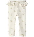 Lil' Atelier Leggings - Noos - Rib - NbfGavo - Pastel Parchment/