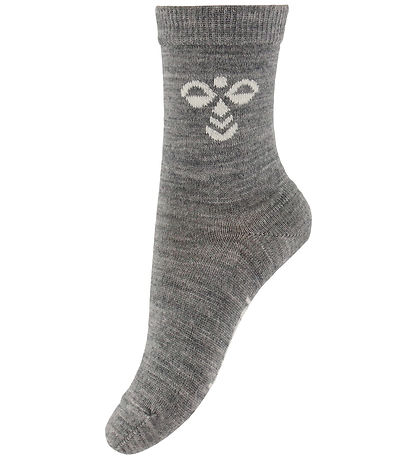 Hummel Strømper - Uld - hmlJr - Gråmeleret