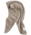 Mini A Ture Elefanthue - 1-lags - Teddyfleece - MatJeffi - Grey 