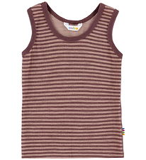 Joha Undershirt - Wool - Rose w. Stripes