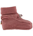 Joha Krabbelschuhe - 2-lagig - Wolle/Bambus - Dunkel Rose