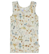 Joha Undershirt - Wool - Off White w. Flowers
