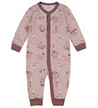 Joha Jumpsuit - Wool/Bamboo - Pink w. Print