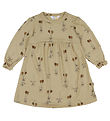 Joha Kjole - Uld - Beige m. Kaniner