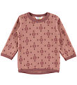 Joha Bluse - Uld/Bomuld - Rose m. Snefnug