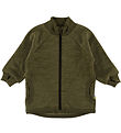 Joha Cardigan - Uld - Mos Grøn