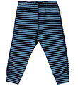 Joha Leggings - Uld - Blå m. Striber
