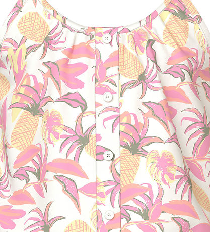 Name It Buksedragt - NkfVinaya - Cloud Dancer/Pineapple