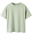 Name It T-shirt - NkmFrederik - Desert Sage m. Print