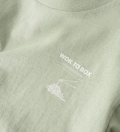 Name It T-shirt - NkmFrederik - Desert Sage m. Print