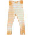 Petit Piao Leggings - Rib - Modal - Sunflower/Off White
