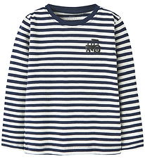Name It Bluse - Slim - NmmVilly - Navy Blazer/Tractor
