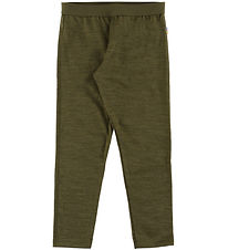 Joha Leggings - Uld - Mos Grøn