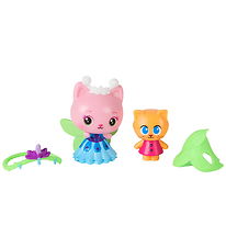 Gabby's Dollhouse Figurer - Queen Kitty Fairy & Kitty Gnome