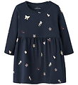 Name It Kjole - NbfVandora - Navy Blazer/Flowers And Hearts
