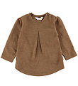 Joha Bluse - Uld - Varm Brun