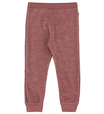 Joha Leggings - Uld/Bambus - Mørk Rose