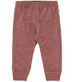 Joha Leggings - Uld/Bambus - Mørk Rose