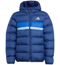 adidas Performance Dynejakke - Dark Blue/Royal Blue/Glow Blue