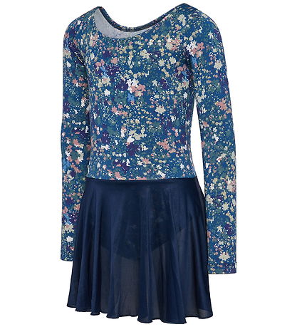 Hummel Gymnastikdragt - HmlJR Mix Gym - Dress Blues/Riverside