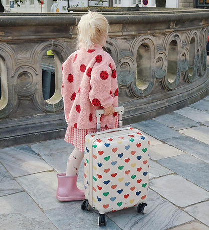 Konges Sløjd Fleecejakke - Jody Teddy - Ladybug Pink