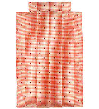 Flöss Sengetøj - Baby - Molly - Berry Gingham