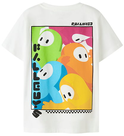 Name It T-shirt - NkmAbner FallGuys - Bright White
