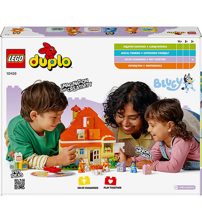LEGO® DUPLO - Blueys Families Hus Med Huskespil 10459 - 83 Dele