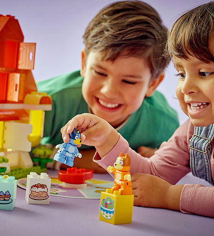LEGO® DUPLO - Blueys Families Hus Med Huskespil 10459 - 83 Dele