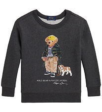 Polo Ralph Lauren Sweatshirt - Classics - Grå m. Bamse