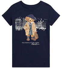 Polo Ralph Lauren T-shirt - Madison - Navy m. Print