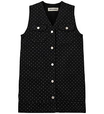 Sofie Schnoor Dress - Denim - Beetle - Black w. Dots