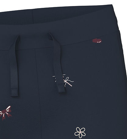 Name It Bukser - NbfVandora - Navy Blazer/Flowers And Hearts