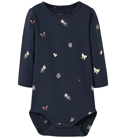 Name It Body l/æ - NbfVandora - Navy Blazer/Flowers And Hearts