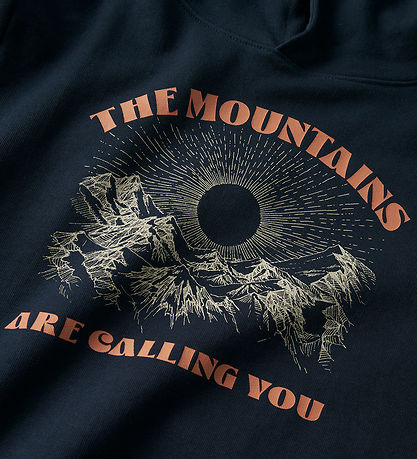 Name It Hættetrøje - NkmVildar - Navy Blazer/The Mountains
