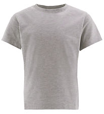 Hound T-shirt - Box Fit - Lysegråmeleret