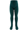 Molo Strømpebukser - Rib - Cosmic Green m. Glimmer