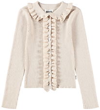 Molo Cardigan - Strik - Uld/Bomuld - Gamora - Buttercream
